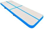 vidaXL Gymnastikmatte Aufblasbar mit Pumpe Turnmatte Tumbling Matte Training