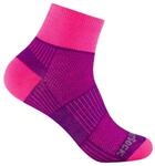 Wrightsock Coolmesh II Quarter, Plum-pink,M