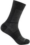 Wrightsock Coolmesh II Merino Crew Socken, Grey-Black, S