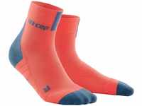 CEP Damen Socks 3.0 Laufbekleidung Kompressions-Socken Orange - Blau Ii