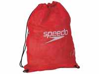 Speedo Unisex Erwachsene Equipment Mesh Bag Netzbeutel, Rot (Rot), Einheitsgröße
