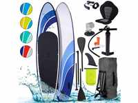 BRAST SUP Board Wave Design | Aufblasbares Stand up Paddle Set | 300-365cm viele