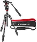 Manfrotto Befree Live Carbon Reisestativ Twist (Drehverschluss) mit Fluid-Video Kopf