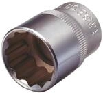 KS Tools 911.1582 1/2" 12-kant-Stecknuss, 22mm