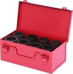KS Tools 515.0308 1" Sechskant-Kraft-Stecknuss-Satz, lang, 8-tlg.