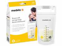 Medela Set mit 180 ml Muttermilchbeuteln – Packung mit 25 Stück BPA-freien