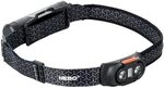 NEBO Einstein 1000 Flex - Kopflampe - Wiederaufladbare Stirnlampe mit 5...
