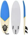 Vidaxl Surfbrett 170 Cm Blau Creme Stand Up Board Surfboard Wellenreiter