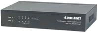 INTELLINET 561082 5-Port Switch Power over Ethernet - Gigabit PoE+ Injektor 240V,