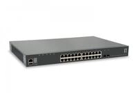 LevelOne Level ONE 28-Port Stackable L3 Managed Gigabit Switch 2 x SFP+ 10-Gigabit 1