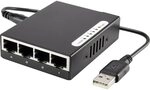Renkforce RF-4451433 RF-4451433 Netzwerk Switch 5 Port 100 MBit/s USB-Stromversorgung