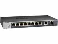 NETGEAR 10-Port Gigabit/10G Ethernet Plus Switch (GS110EMX) – verwaltet, mit...