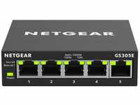 Netgear GS305E Managed Switch 5 Port Gigabit Ethernet LAN Switch Plus (Plug-and-Play,