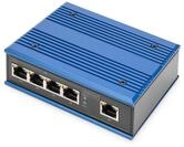 DIGITUS Netzwerk-Switch - 5-Port Gigabit Ethernet - DIN-Rail Montage - Klemmleiste -