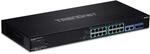 TRENDnet, TPE-3018LS, 18-Port Gigabit PoE+ Smart Surveillance Switch, 16 Gigabit PoE+