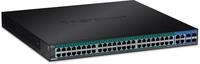 TRENDnet, TPE-5240WS, 52-Port Gigabit Web Smart PoE+ Switch, 48 Gigabit PoE+...