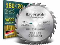 Bayerwald - HM Handkreissägeblatt für Holz - Ø 160 mm x 2,6 mm x 20 mm 