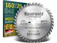 Bayerwald - HM Handkreissägeblatt für Holz - Ø 160 mm x 2,6 mm x 20/16 mm 
