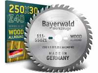 Bayerwald - HM Kreissägeblatt - Ø 250 x 2.8 x 30 | Z=40 WZ | Serie 11.55 -