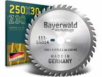 Bayerwald - HM Kreissägeblatt - Ø 250 x 3.2 x 30 | Z=30 QW | Serie 11.55 -