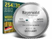 Bayerwald - HM Tischkreissägeblätter - Ø 254 mm x 2,8 mm x 30 mm |...