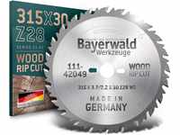 Bayerwald - HM Kreissägeblatt - Ø 315 mm x 3,2 mm x 30 mm | Wechselzahn (28...