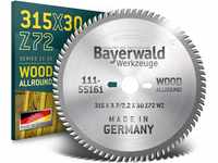 Bayerwald - HM Kreissägeblatt - Ø 315 x 3.2 x 30 | Z=72 KW | Serie 11.55 -