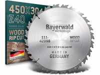 Bayerwald - HM Kreissägeblatt - Ø 450 mm x 4,0 mm x 30 mm | Wechselzahn (40...