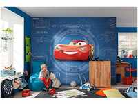 Komar Fototapete von Disney | Cars3 Blueprint | Bunt, 368 x 254 cm, Disney, Cars,