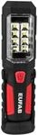 EUFAB 13496 LED Akku-Werkstattleuchte, aufladbar, mit SMD-LEDs, Black