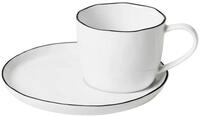 broste Copenhagen Salt Tasse mit Untertasse L 0,15 l