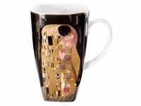 Goebel 66884362 Gustav Klimt Kaffeetasse Der Kuss, 1 Stück (1er Pack)