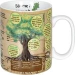 Konitz Wissensbecher B&auml;ume | 460 ml Becher aus Porzellan &ndash;...