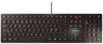 CHERRY KC 6000 Slim, Ultraflache Design-Tastatur, Pan-Nordisches Layout (QWERTY),