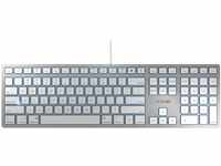 CHERRY KC 6000 SLIM FOR MAC, Kabelgebundene Mac-Tastatur (USB-A Anschluss), US-Layout