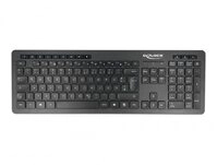 Delock USB Tastatur 2,4 GHz kabellos schwarz - Lautlos 12004
