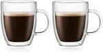Bodum Bistro Doppelwandige Thermogl&auml;ser 2 St&uuml;ck &ndash; 300ml Kaffeetassen &ndash;