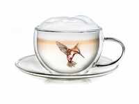 Creano Thermo-Tasse "Hummi" für Tee/Latte Macchiato, doppelwandig, mit