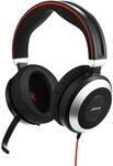 Jabra Evolve 80 MS Stereo Over-Ear Headset &ndash; Microsoft Teams zertifizierte