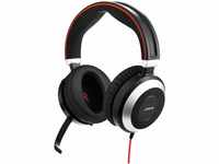Jabra Evolve 80 UC Stereo Over-Ear Headset - Unified Communications zertifizierte