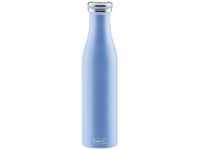 Lurch 00240960 Isolierflasche, Edelstahl, Pearl Blue