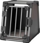TRIXIE Hunde-Transportbox, Aluminium, S: 48 x 56 x 61 cm, grafit, inklusive