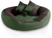 BedDog&reg; 4in1 Hundebett SABA, Wende-Hunde-Kissen oval-rund, gro&szlig;es...
