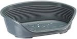 Ferplast Hundebett Katzen & Kleine Hunde 49 x 36 x 17cm, Dunkelgrau | Mehr Hygiene,