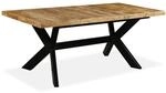 vidaXL Mangoholz Massiv Esstisch 180 cm Esszimmertisch K&uuml;chentisch Speisetisch