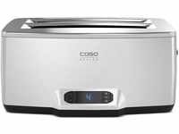 CASO Inox 4 - Design Toaster, Langschlitz für 4 Scheiben Toast, aus hochwertigem