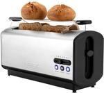Clatronic&reg; Toaster mit Br&ouml;tchenaufsatz | 4 Scheiben | Langschlitztoaster 