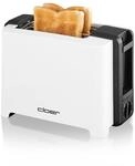Cloer 3531 Full-Size Toaster f&uuml;r 2 XXL Scheiben, mit integriertem Br&ouml;tchenaufsatz,