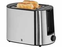 WMF Bueno Pro Toaster 2 Scheiben, Doppelschlitz Toaster Edelstahl mit