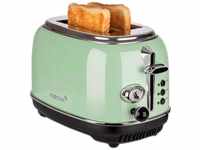 Korona 21665 Toaster | 2 Scheiben | Mint | Röstgrad-Anzeige | Auftauen | Rösten 